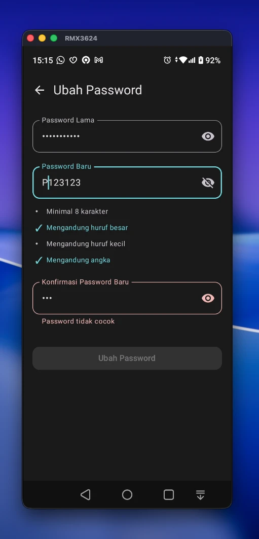 Change Password